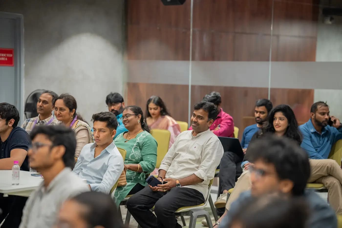 Parents attending a session at Bower UG Day 1