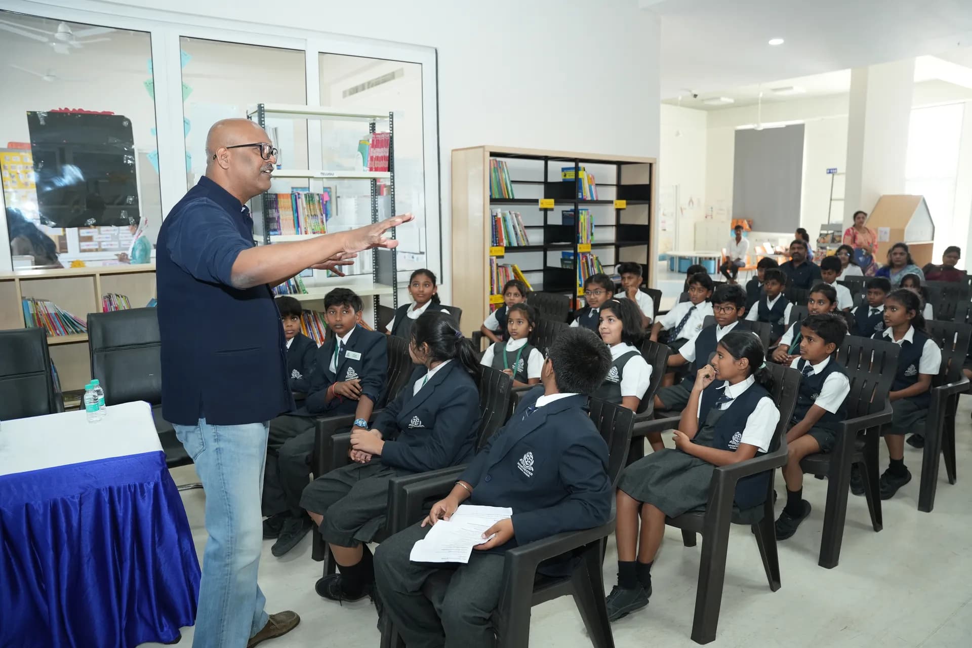 Bower School campus and student activities