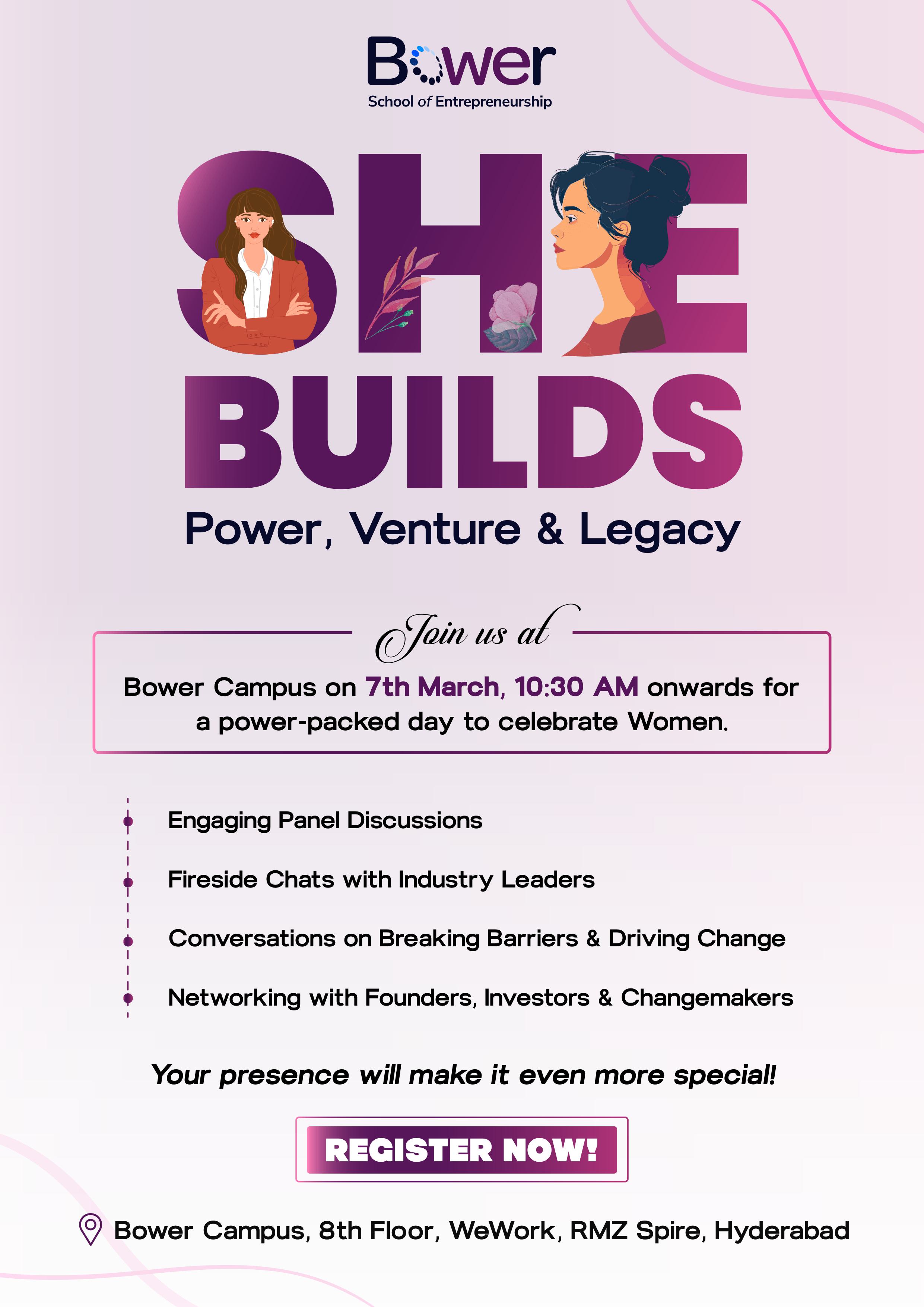 She Builds : Power, Venture & Legacy